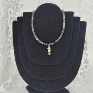 Collar Oráculo de Calma con Baño de Plata