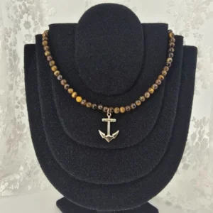 Collar Riqueza de Seguridad con Baño de Plata